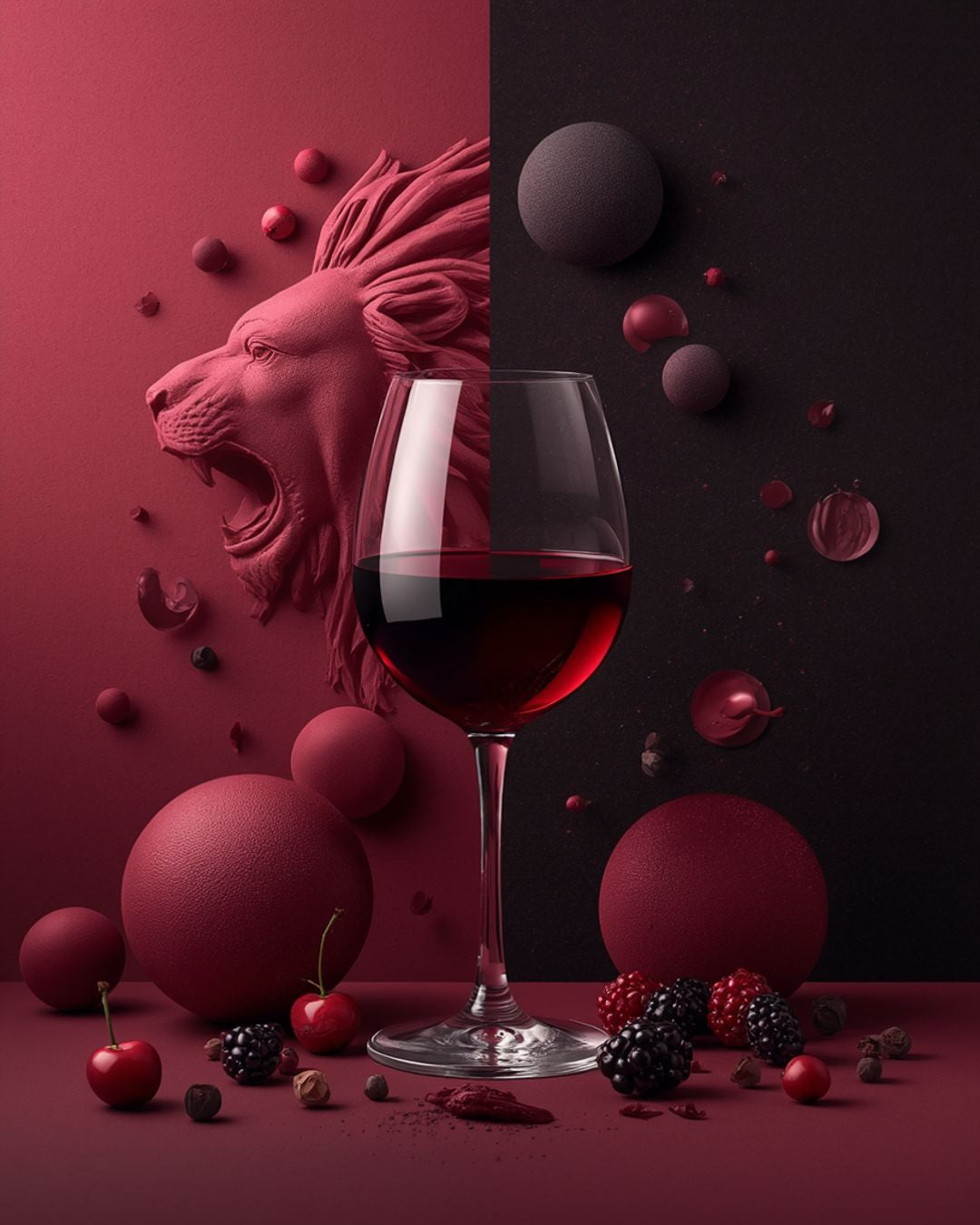 "dark Lion" Rotweincuvée